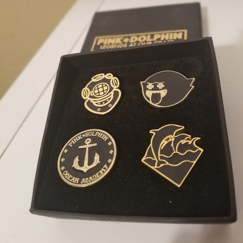 Pink Dolphin Collectable Pins